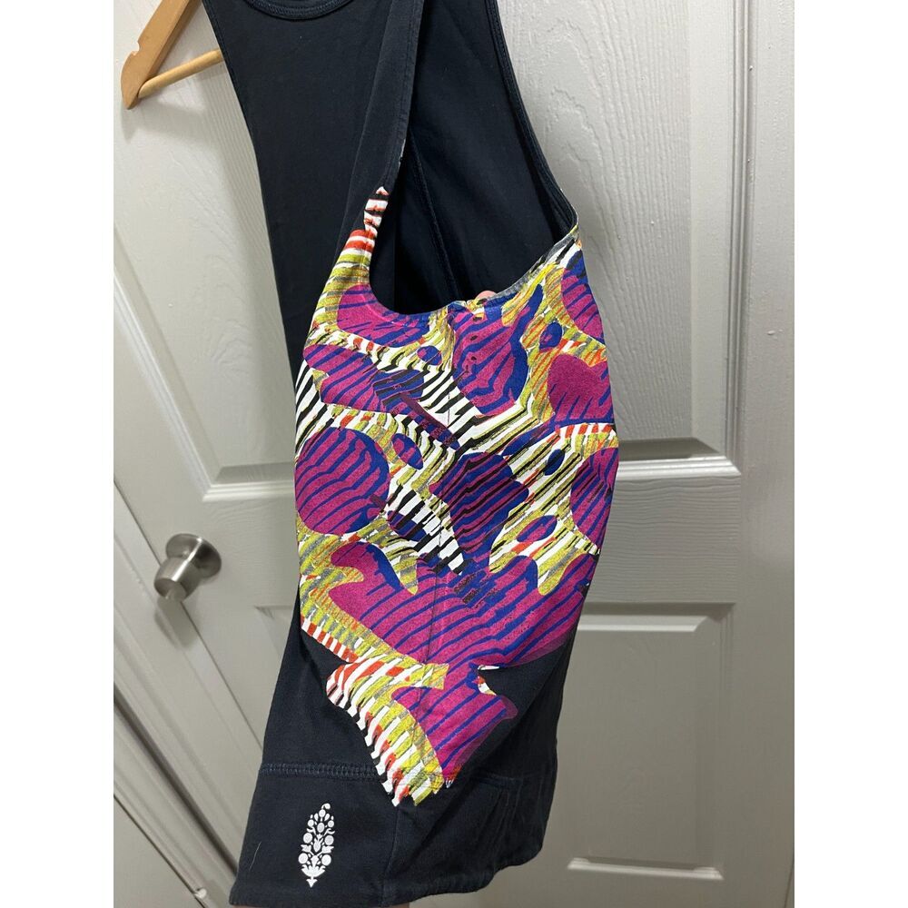 Free People Movement Inhale Tank Top Black Size XS Oversized (Rare) Graphic - Picture 10 of 12